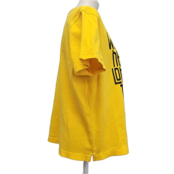 Hand Printed Upcycled Womens XL We Love Naps Netflix Long Walks To Fridge Tee - Picture 3 of 5